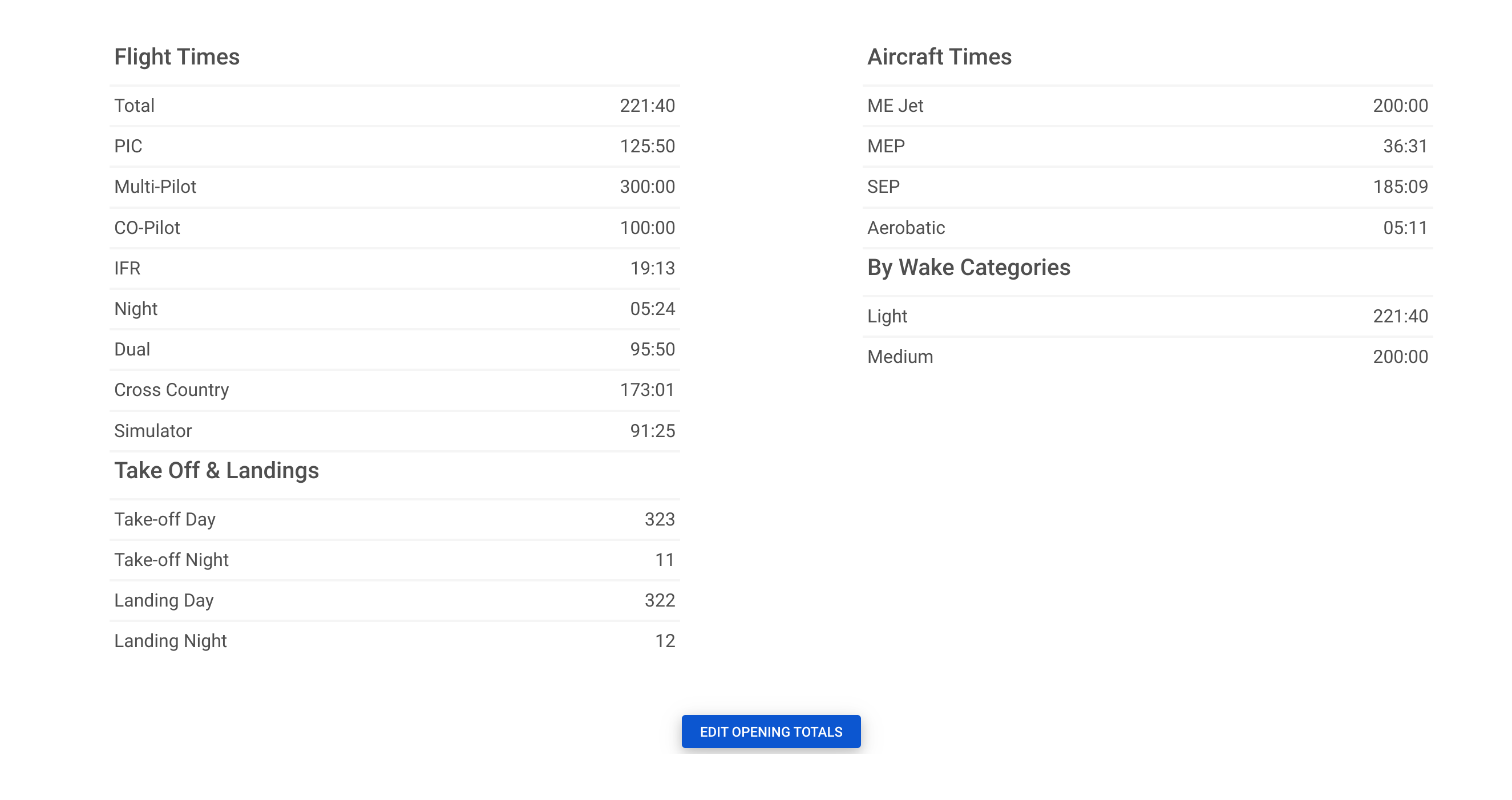 My Pilot Log - Digital Pilot Logbook